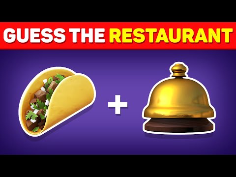 Guess the Fast Food Restaurant by Emojis