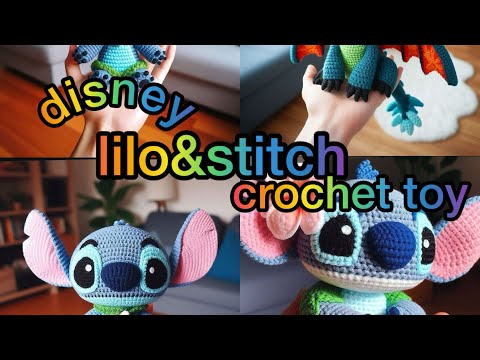 disney most famous character lilo nd disney crochet toys#crochet #disney #liloandstitch #viralvideo