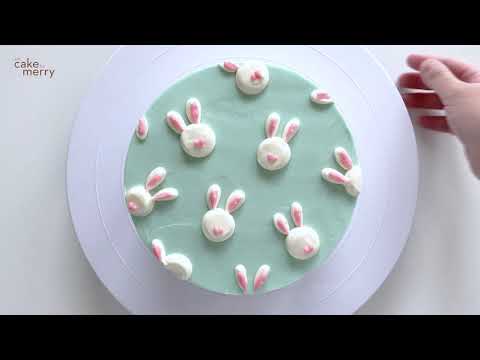 Easter Bunny Pattern Cake