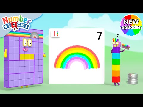 The Rainbow Makers | S7 E8 | Learn Times Tables | @Numberblocks