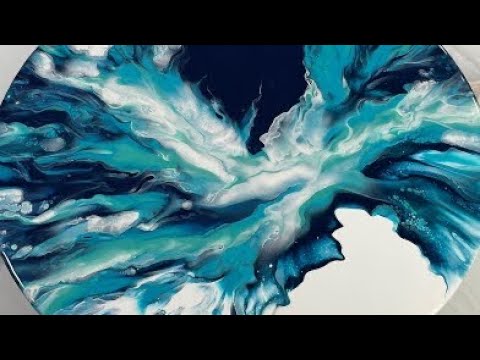 CLOUDY DUTCH POUR @WillieBStudios | SUPER INTERESTING & FUN RESULTS! ACRYLIC POUR