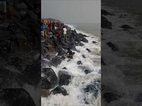 Christmas Luccha Waves Digha 💥🌊 #beach #waves #digha #shorts