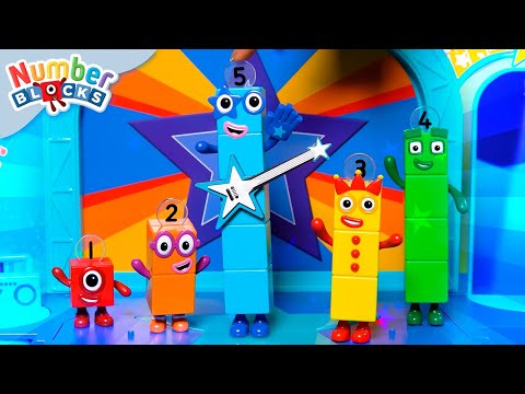 Top of the Blocks - Roll up, roll up for the BIGGEST show! | Toy Play & Count | @Numberblocks