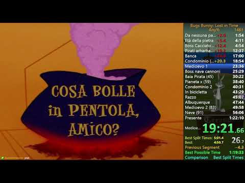 (OLD) [1:21:04] Bugs Bunny Lost in Time - Any% Speedrun