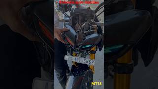 YAMAHA MT 15  HEADLIGHT MODIFICATION 😍🏍️👍😊❤️ #shots #bike2023 #shor #mrahman12 #shortvideo #shorts