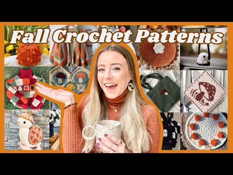 20 cute & cozy FALL CROCHET patterns for autumn 2023 | Hooks and Heelers