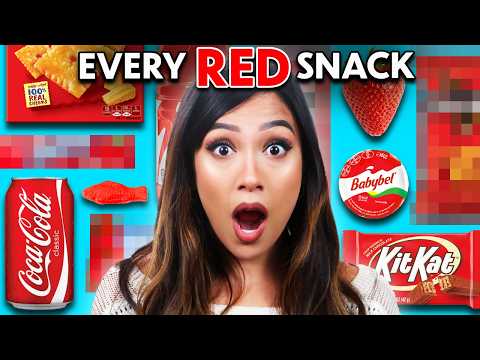 Guess the RED Snack From The TASTE!