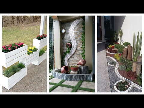 Modern garden delight || Elevate your outdoor oasis with contemporary elegance ideas