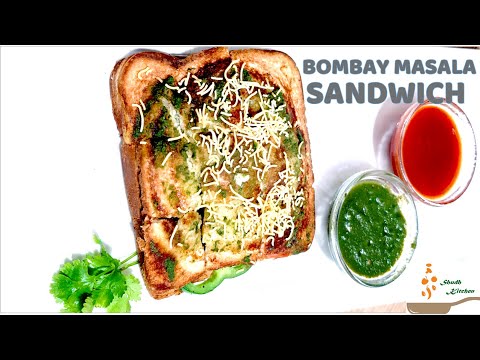 BOMBAY MASALA SANDWICH || BOMBAY MASALA TOAST || ALOO MASALA  SANDWICH || With cheese slices ||