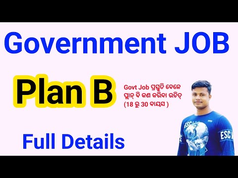 Government Job Plan B | What is Plan B in career?