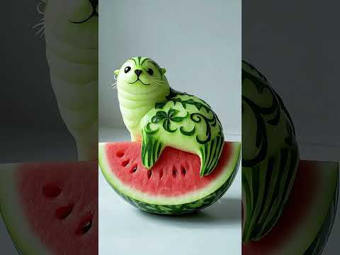 #cute #creativety #creative #funny #creativehandmade #animation #fruitcarving