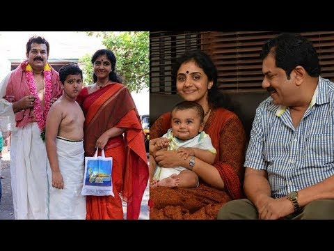 Actor "Mukesh and Methil Devika"  Family Photos