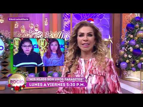 PROMO “Mis hijos son unos parásitos” Programa del 25 de diciembre 2024 / Acércate a Rocío