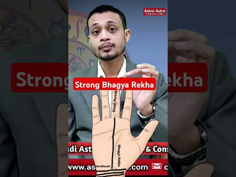 Palmistry Secrets strong Bhagya Rekha