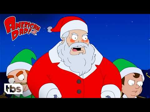 Santa and His Elves vs. the Smiths and Bob Todd (Clip) | American Dad | TBS