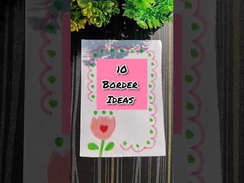 Border ideas Ep -38 #stickersdiiiva #frontpagedesign #coverpageborders #borderdesign #shorts