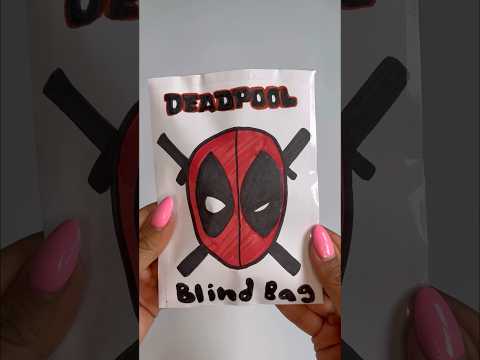 Deadpool blind bag! #blindbag #blindbags #deadpool #asmrunboxing #papersquishy #shorts