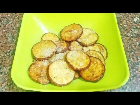 How to Make Sweet Potato Chips? How to Cook Sweet Potato Chips? Homemade Sweet Potato Chips Recipe