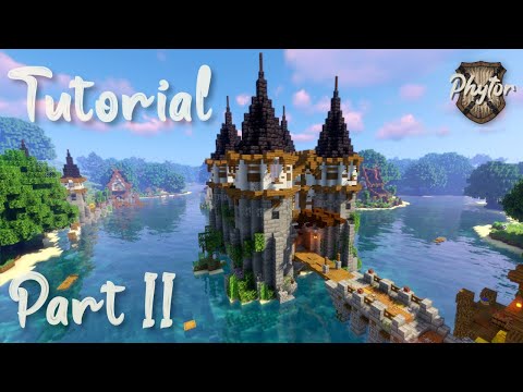 Minecraft Tutorial: How To Build A Medieval Castle! - Part 2