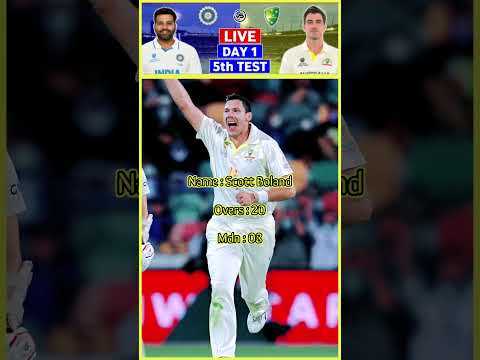 Scott Boland | 5th Test vs India #trendingshorts #viralvideo