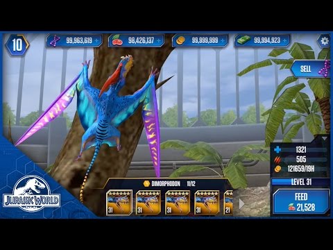 Dimorphodon Feeding Level 31 - Jurassic World: The Game