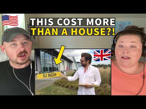 Americans React to The UK's Most Expensive Number Plates - Shocking!