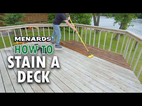 How To Stain a Deck | Menards