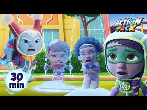 City Freeze Alert! Action Pack Battles the Icy Cold Snap! 🥶❄️ | Kids TV Shows | Popular video