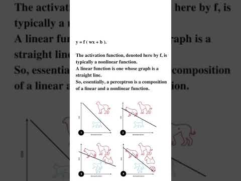 Perceptron A simple neural network