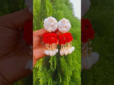 Diy earrings ❤🥀 #jhumka #diy #shorts #craft #creative #jhumki #yt #trending #earrings #diyearrings