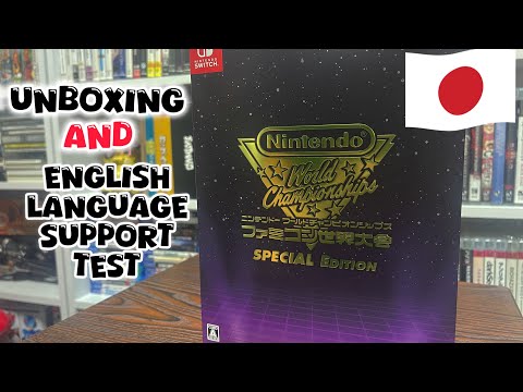 🇯🇵 Nintendo World Championship Famicom Sekai Taikai Special Edition Unboxing & English Support Test