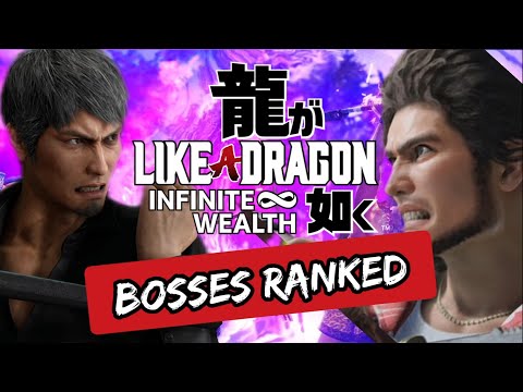 Ranking Every Boss in Like a Dragon Infinite Wealth Tier List