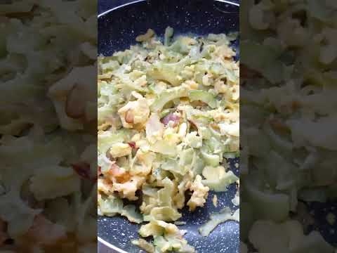 Ginisang ampalaya with egg #ampalayarecipe #ginisangampalaya #shortsvideo #shorts