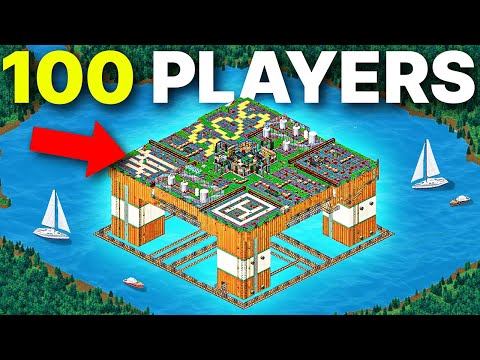 I Trapped 100 Zomboid Players on an Oil Rig