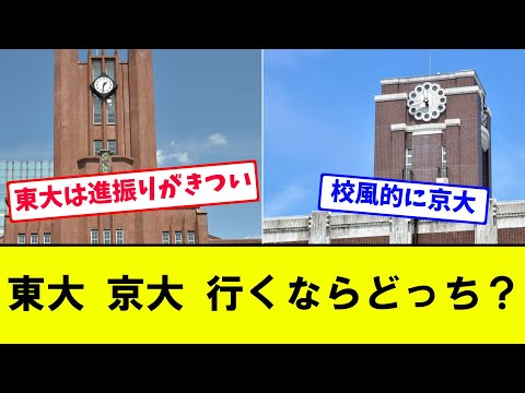 【難関大にあこがれて】東大 京大 行くならどっち？【視聴者アンケート】【大学受験】【voicevox】