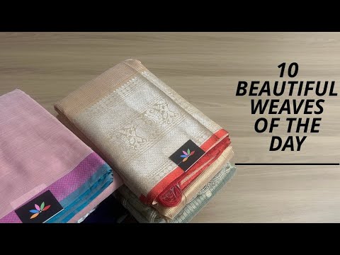 Detailed Video - 10 Beautiful Weaves of the Day | Shop on www.fabk.in