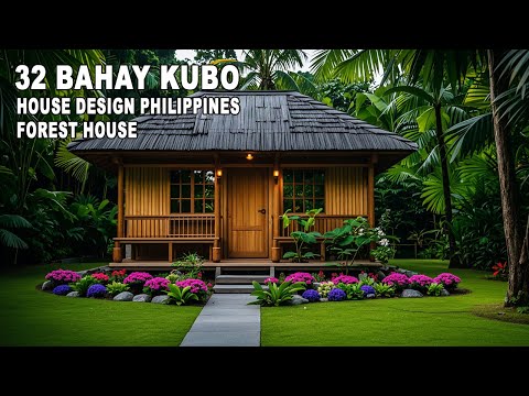 Beautiful Tiny Bahay Kubo House Exterior Design Ideas - 32 Cozy Filipino Homes - Tropical Living