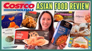 Trying ASIAN FOOD at COSTCO! Shrimp Tempura, Mandarin Jelly, Hello Kitty Milk Tea, Pad Thai & Udon!