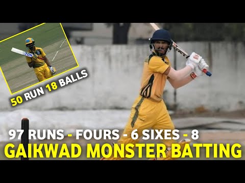 Ruturaj Gaikwad On Fire 🔥| Maharashtra vs Services Syed Mushtaq Ali Trophy 2024 ||