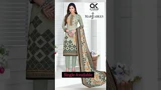 AL Karam MAHJABEEN Pure Karachi Cotton Printed Dress Material