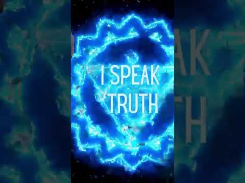 I Speak Truth 🩵 Throat Chakra Vibrations Labradorite affirmations #affirmations