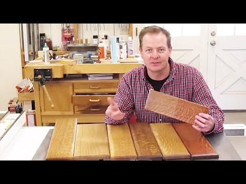 How to Finish Quarter Sawn White Oak and Pop The Figure