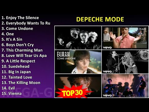 D e p e c h e M o d e MIX Greatest Hits Full Album ~ 1980s Music ~ Top Alternative Indie Rock, A...