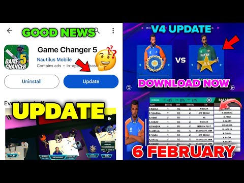 😱Finally Game Changer V4 Update🤩 On 6 February🤯 | IPL Auction 2025, Game Changer 5 New Update