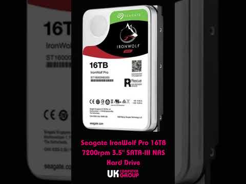 Seagate IronWolf Pro 16TB 7200rpm 3.5" SATA-III NAS Hard Drive just £180! 👇🔥🔥🔥