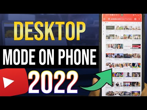Enable YouTube desktop mode 2022