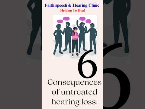 6 Consequences of Untreated Hearing Loss 🦻👂🗣️ #untreated #consequences #hearingloss #hearingaids