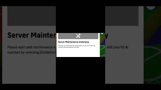 Server maintenance underway😠 server problem efootball update 2025 #efootball #server problem solve