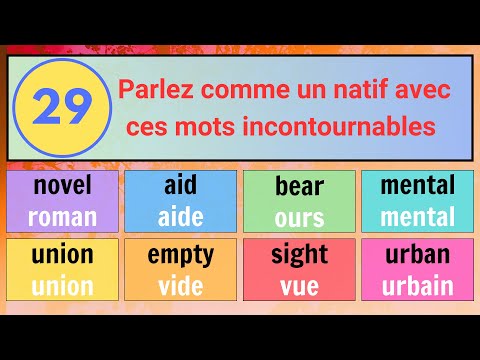 (29) Les mots essentiels en anglais pour développer vos compétences de conversation au quotidien