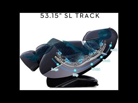 iRest SL Track Massage Chair Recliner - Full Body Massage with Zero Gravity, Bluetooth Speakers